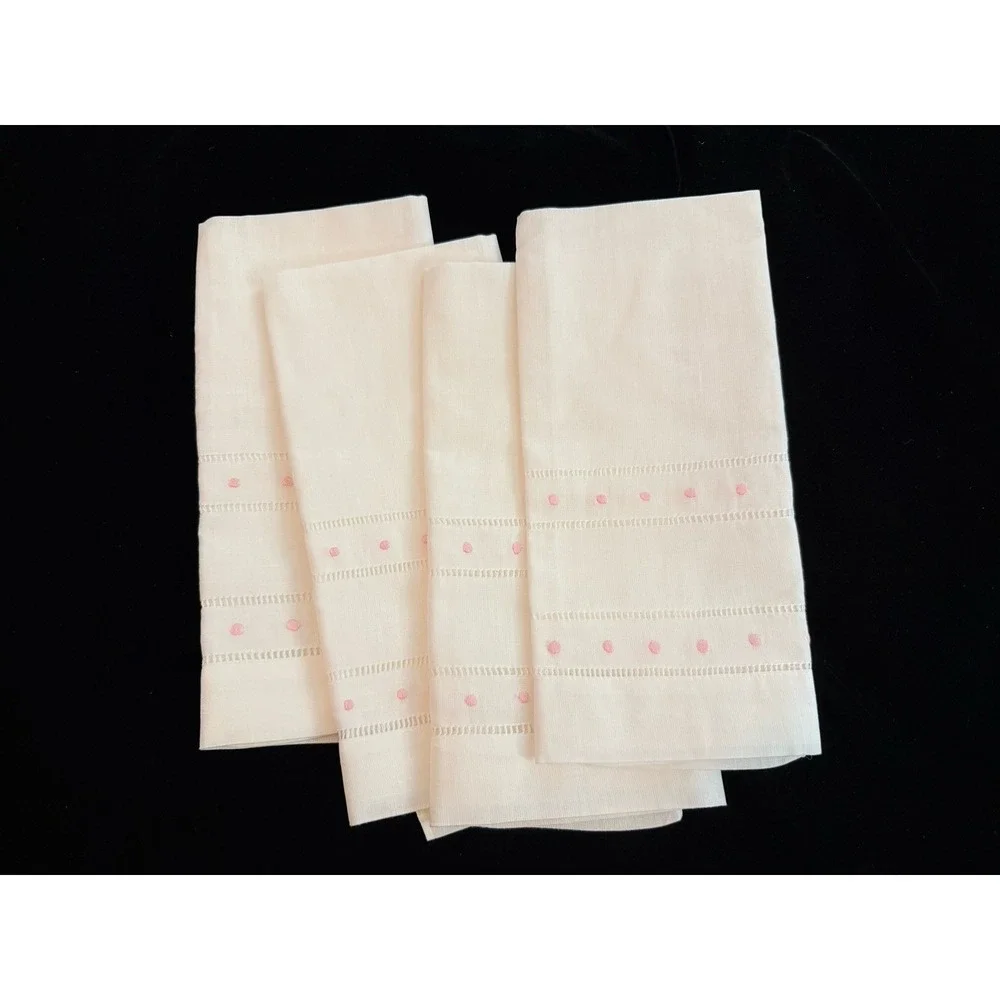 Lot of 4 NEW 100% Linen Towels 14x21